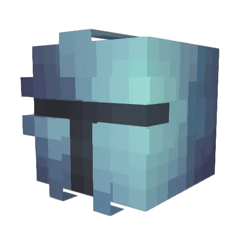 KrazeeKrafty Minecraft avatar head, 3D render