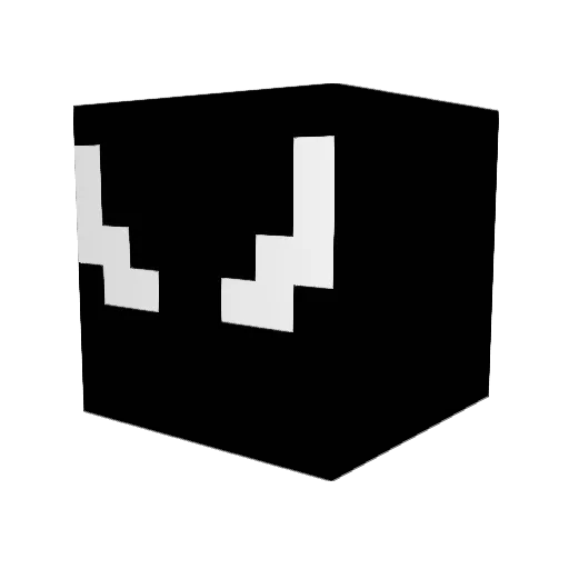 Krazertan Minecraft avatar head, 3D render