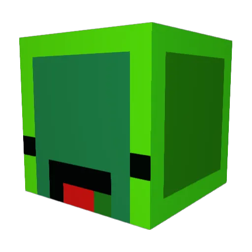 Krazy12345 Minecraft avatar head, 3D render