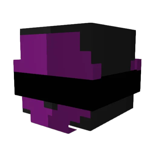 KrazyBoris Minecraft avatar head, 3D render