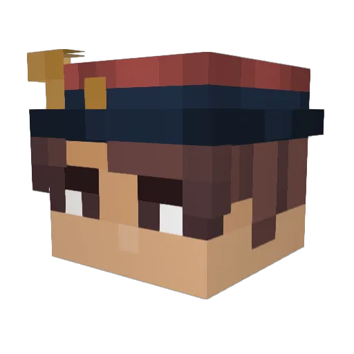 KrazyDave6964 Minecraft avatar head, 3D render