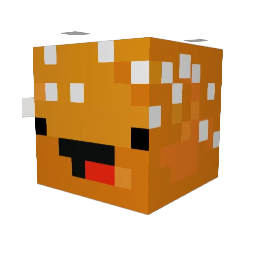 KrazyGamerKid Minecraft avatar head, 3D render