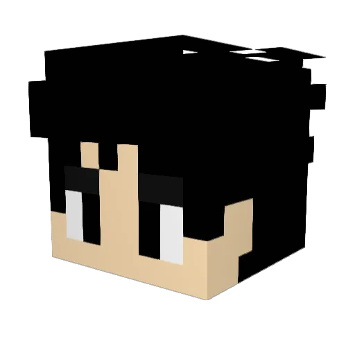 KrazyKat0987 Minecraft avatar head, 3D render