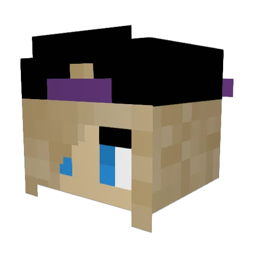 KrazyNinjaCM Minecraft avatar head, 3D render