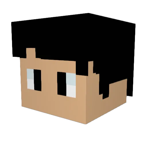 Krazykyle530 Minecraft avatar head, 3D render