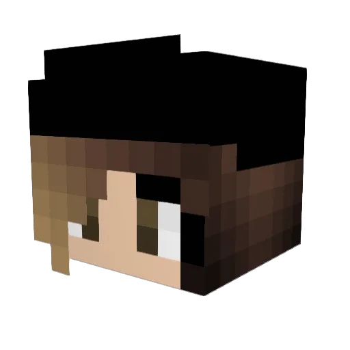 Krazyman28 Minecraft avatar head, 3D render