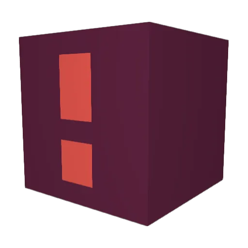 Krazzyy_ Minecraft avatar head, 3D render