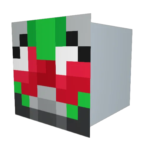 Krbls114 Minecraft avatar head, 3D render