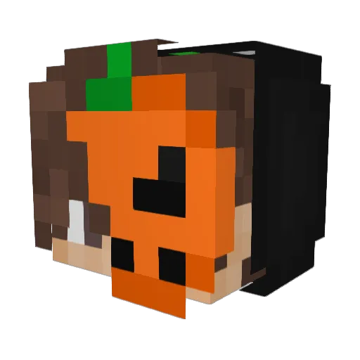 Krchicken Minecraft avatar head, 3D render