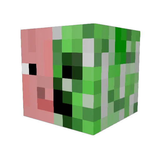 Kre8iv123 Minecraft avatar head, 3D render