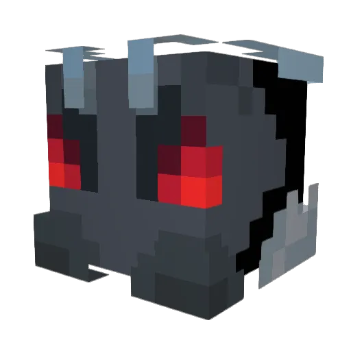KreamKong Minecraft avatar head, 3D render