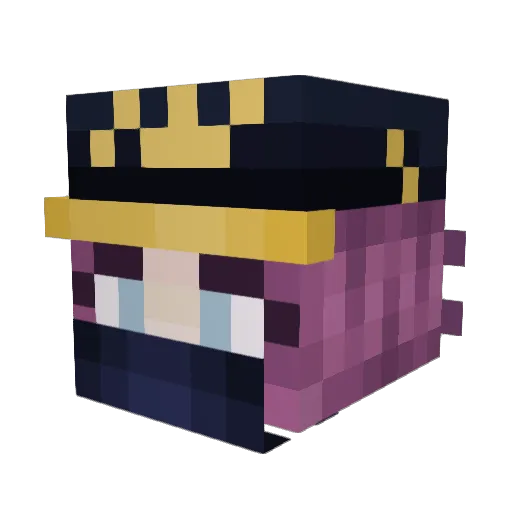 Kreatiff Minecraft avatar head, 3D render