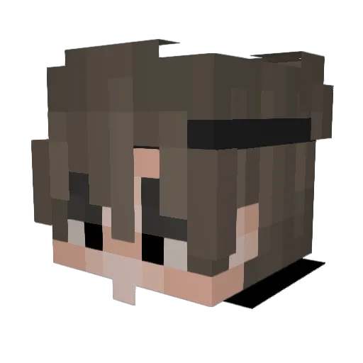Kreative79 Minecraft avatar head, 3D render