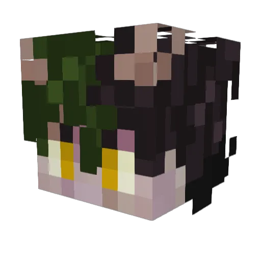 Kreature_ Minecraft avatar head, 3D render