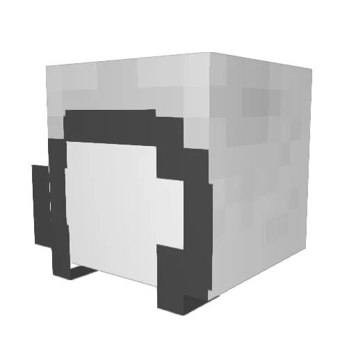 Kreaz00 Minecraft avatar head, 3D render