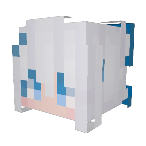 Kreb_Dan Minecraft avatar head, 3D render