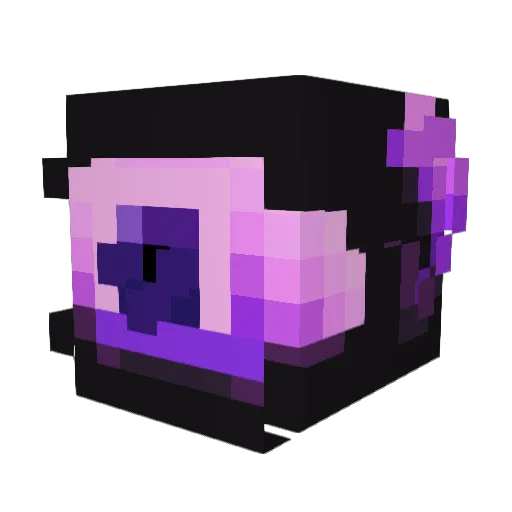 Krebou Minecraft avatar head, 3D render