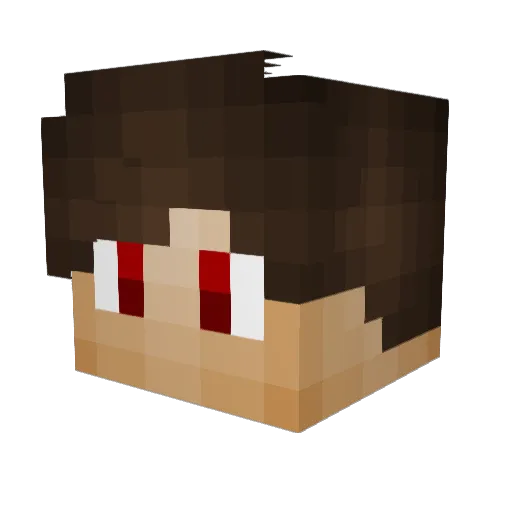 KreeZis007 Minecraft avatar head, 3D render