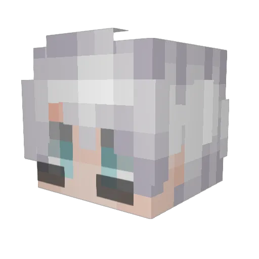 KreefMoolman69 Minecraft avatar head, 3D render