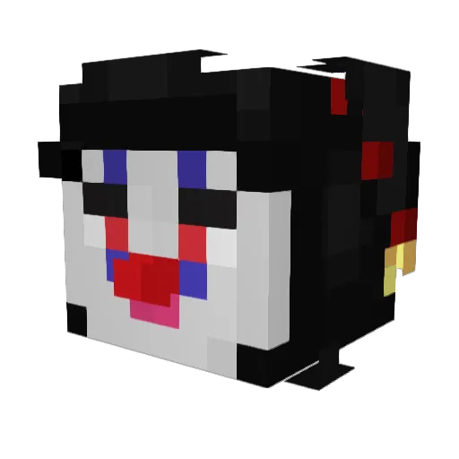 Kreeperkid44 Minecraft avatar head, 3D render