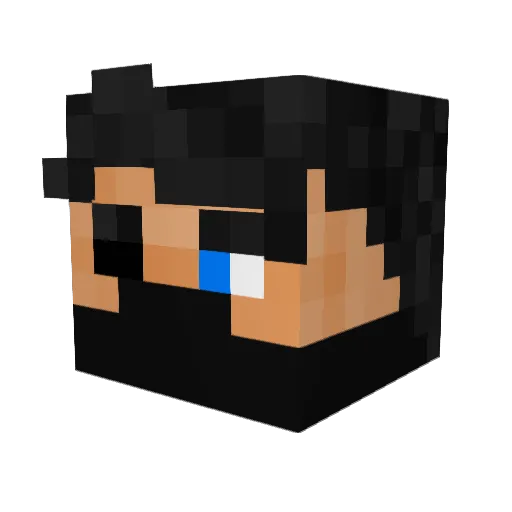 Kreeperkiller79 Minecraft avatar head, 3D render
