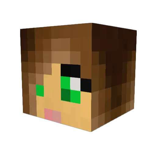 Kreese00 Minecraft avatar head, 3D render