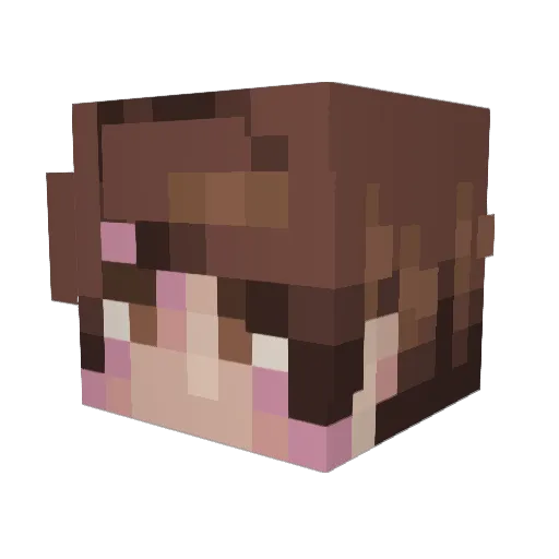 Kreestijan Minecraft avatar head, 3D render