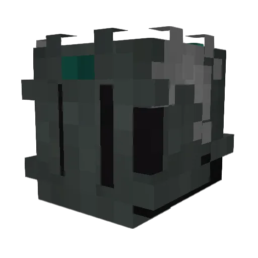 Kreeyoo Minecraft avatar head, 3D render