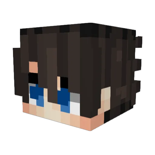 Kreezyl Minecraft avatar head, 3D render
