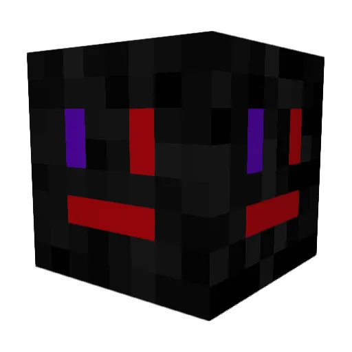 Kreggle Minecraft avatar head, 3D render