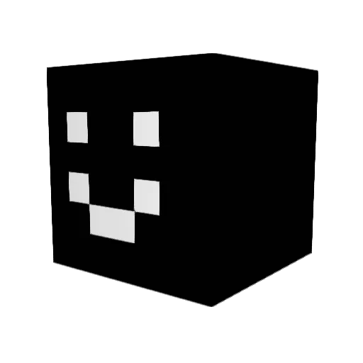 Kreidllecker Minecraft avatar head, 3D render