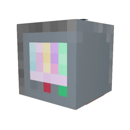 Kreissl1 Minecraft avatar head, 3D render