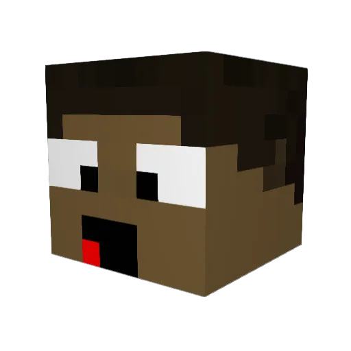 KrejZer1997 Minecraft avatar head, 3D render