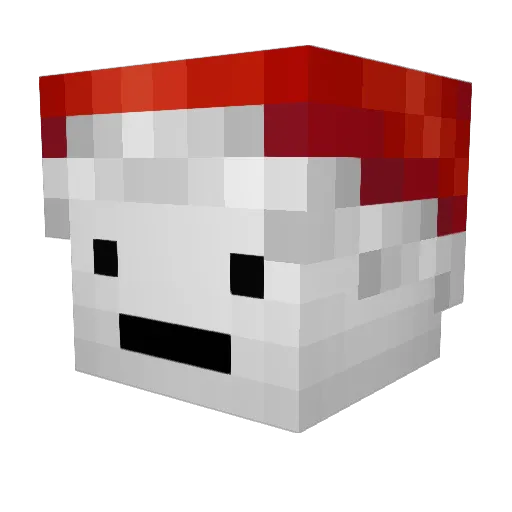 Krejva Minecraft avatar head, 3D render