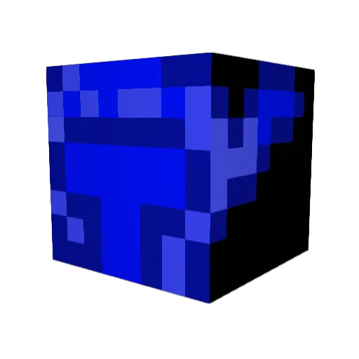 Kreleon Minecraft avatar head, 3D render