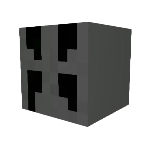 Krelis_ Minecraft avatar head, 3D render