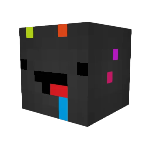 Kremsanti Minecraft avatar head, 3D render
