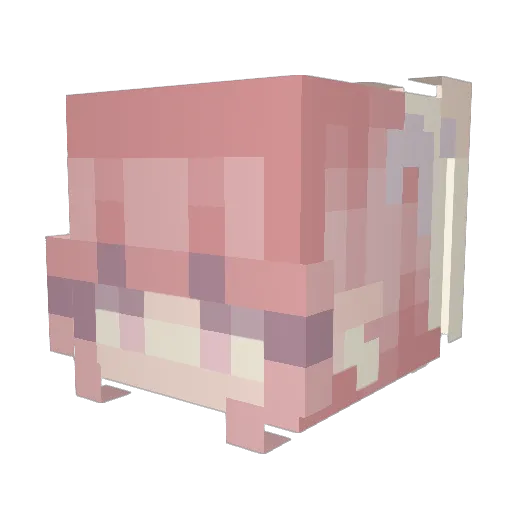 Krengrons Minecraft avatar head, 3D render