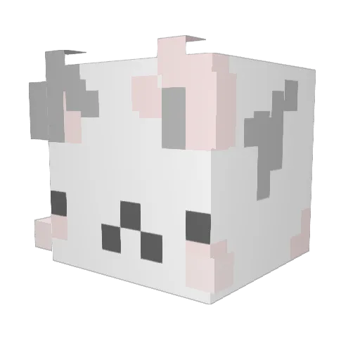 Krenika Minecraft avatar head, 3D render