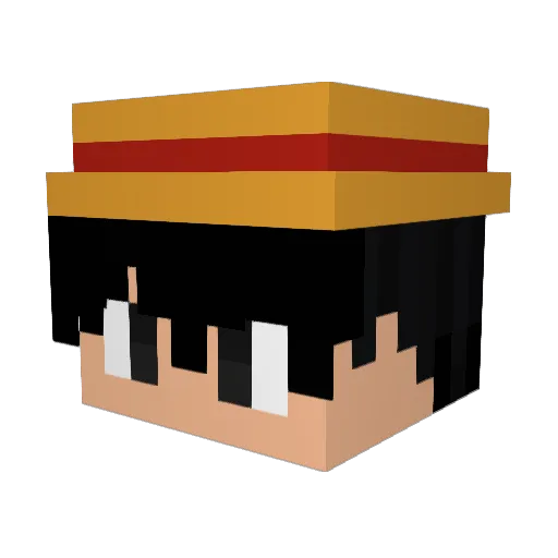 KrennianK Minecraft avatar head, 3D render