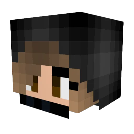 KrenschiHD Minecraft avatar head, 3D render