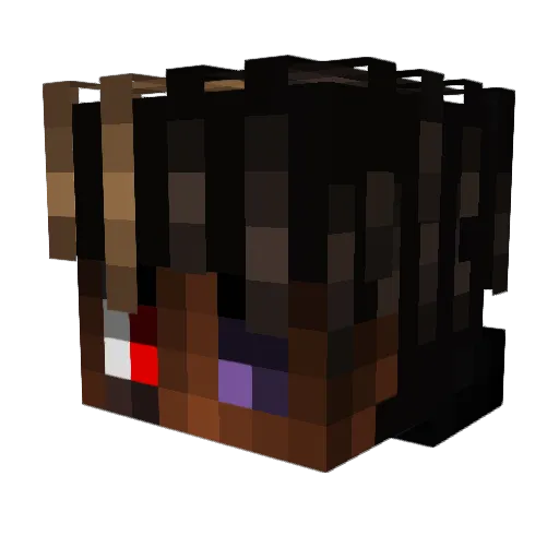 Krentan Minecraft avatar head, 3D render