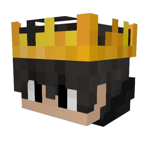 KreqHex Minecraft avatar head, 3D render