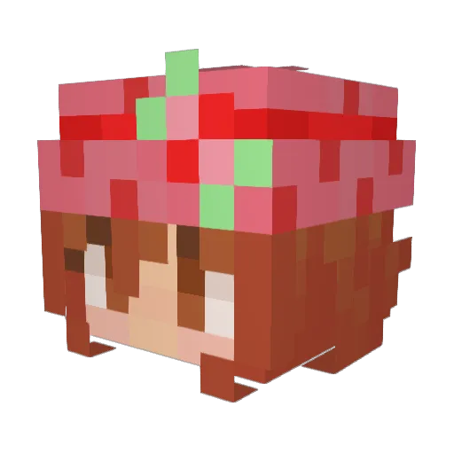 Kreta98 Minecraft avatar head, 3D render