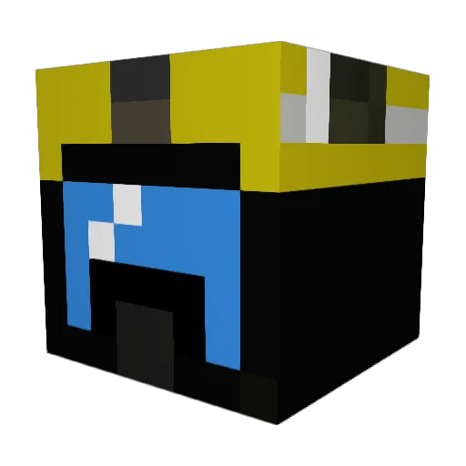 Kreuzi_HD Minecraft avatar head, 3D render
