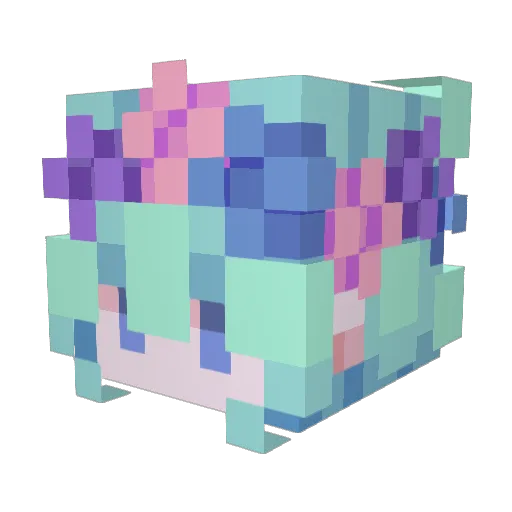 KrevKa Minecraft avatar head, 3D render