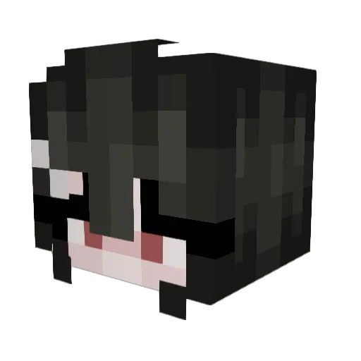 Kreygasm Minecraft avatar head, 3D render