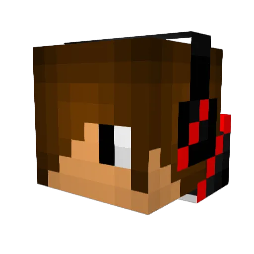 Kreyzol Minecraft avatar head, 3D render