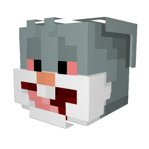 Krf2005 Minecraft avatar head, 3D render