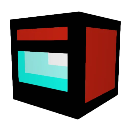Kribur Minecraft avatar head, 3D render